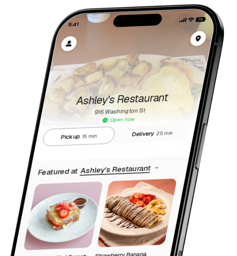 Ashley's Restaurant app preview